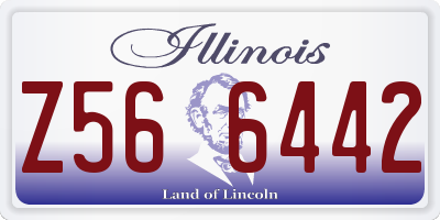 IL license plate Z566442