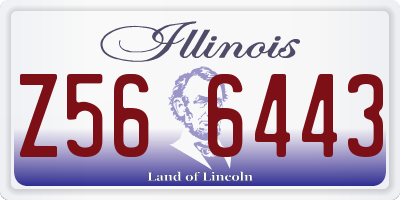 IL license plate Z566443
