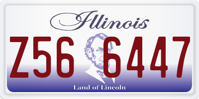 IL license plate Z566447