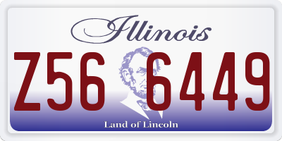 IL license plate Z566449