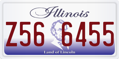IL license plate Z566455