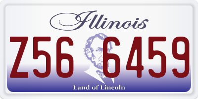 IL license plate Z566459