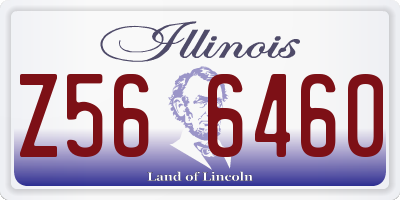 IL license plate Z566460