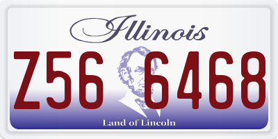 IL license plate Z566468