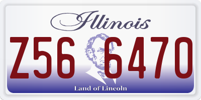 IL license plate Z566470