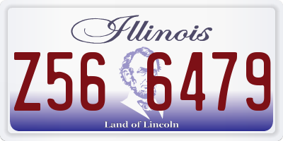 IL license plate Z566479