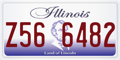 IL license plate Z566482