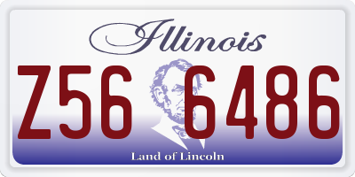 IL license plate Z566486