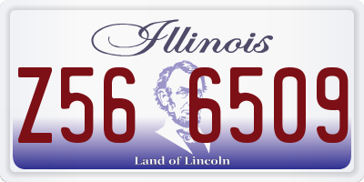 IL license plate Z566509