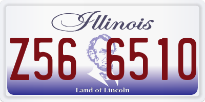 IL license plate Z566510