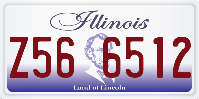 IL license plate Z566512