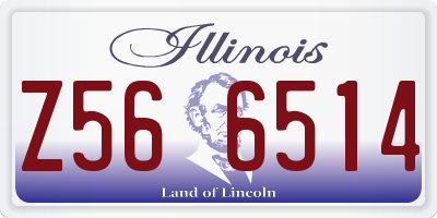 IL license plate Z566514