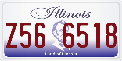 IL license plate Z566518