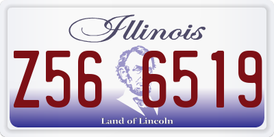 IL license plate Z566519