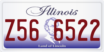 IL license plate Z566522