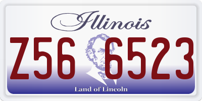IL license plate Z566523