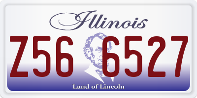 IL license plate Z566527