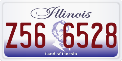 IL license plate Z566528