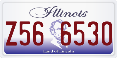 IL license plate Z566530