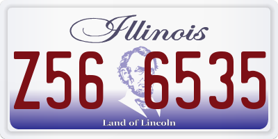 IL license plate Z566535