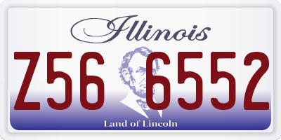 IL license plate Z566552