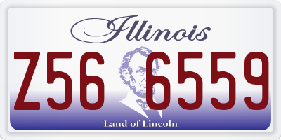 IL license plate Z566559