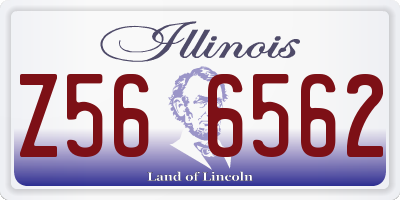 IL license plate Z566562