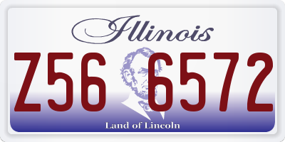 IL license plate Z566572