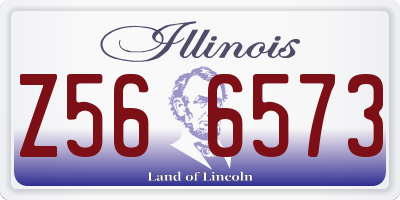 IL license plate Z566573