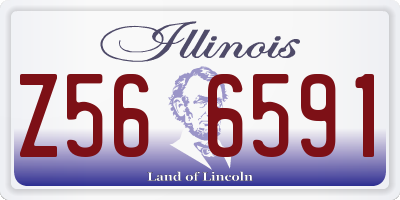 IL license plate Z566591