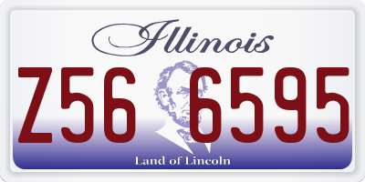 IL license plate Z566595