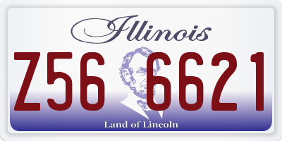 IL license plate Z566621