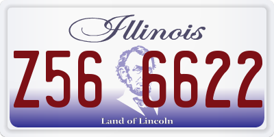 IL license plate Z566622