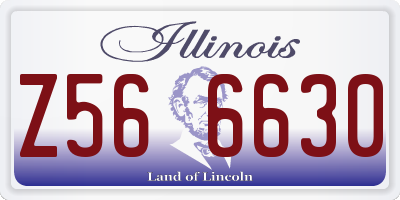 IL license plate Z566630