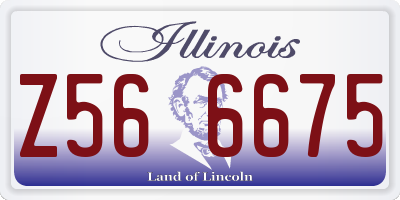 IL license plate Z566675