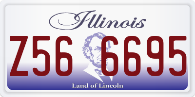 IL license plate Z566695