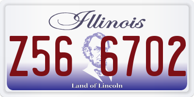 IL license plate Z566702