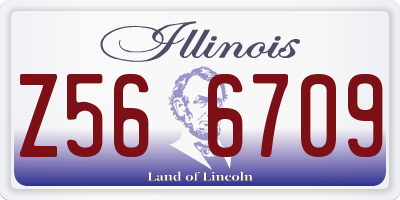 IL license plate Z566709