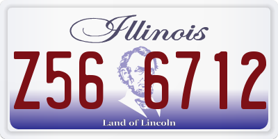 IL license plate Z566712