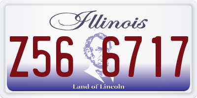 IL license plate Z566717