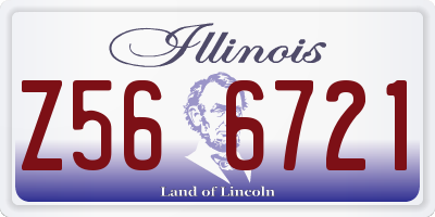 IL license plate Z566721
