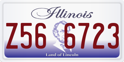 IL license plate Z566723