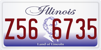 IL license plate Z566735