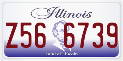 IL license plate Z566739