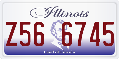 IL license plate Z566745