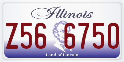 IL license plate Z566750