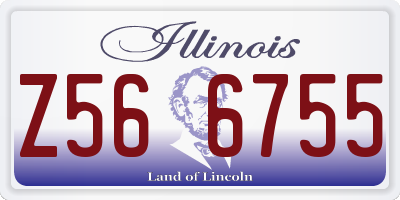 IL license plate Z566755
