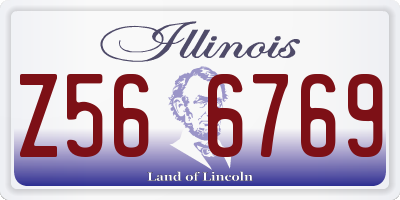IL license plate Z566769