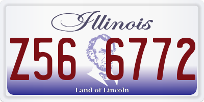 IL license plate Z566772
