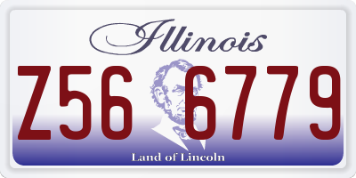 IL license plate Z566779